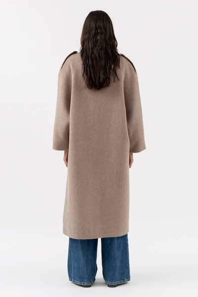 Aunty Coat FA900647 - Brown Melange - H2O Fagerholt (CON)