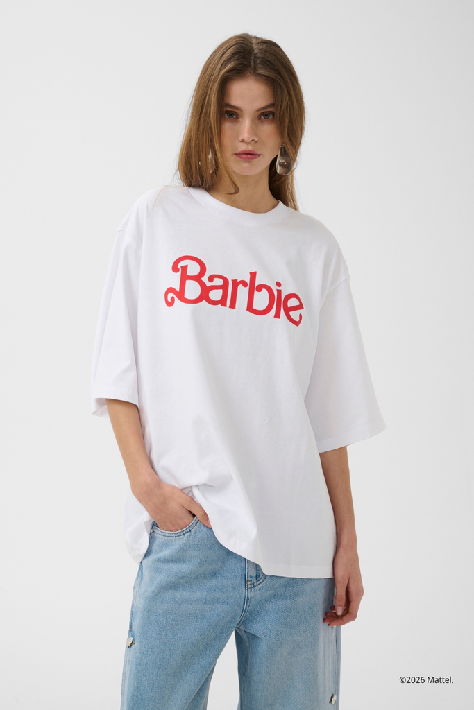 BXGkenna Tee - White - Barbie X Gestuz