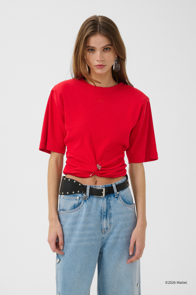 BXGskipper Tee - Barbados Cherry - Barbie X Gestuz