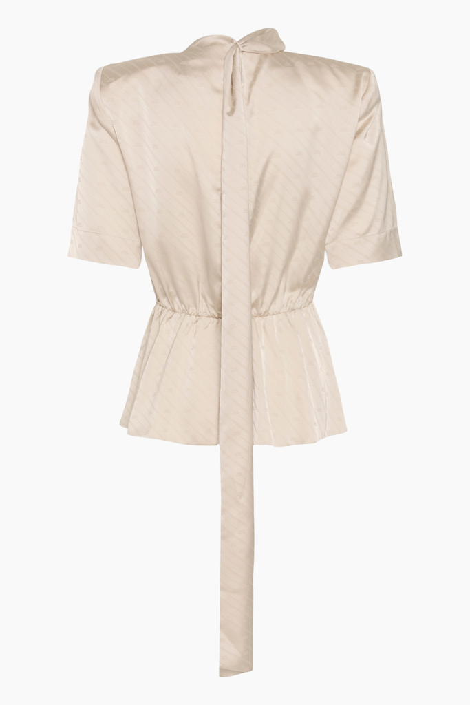 BXGteresa SS Blouse - Whitecap Gray - Barbie X Gestuz
