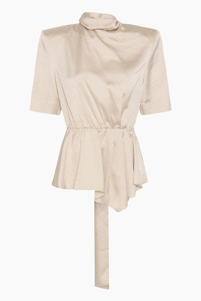 BXGteresa SS Blouse - Whitecap Gray - Barbie X Gestuz
