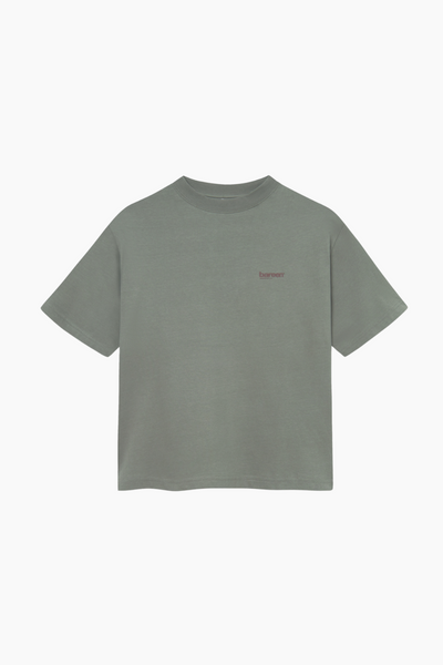 Bard Box Fit Heavy Logo - Castor Gray - bareen