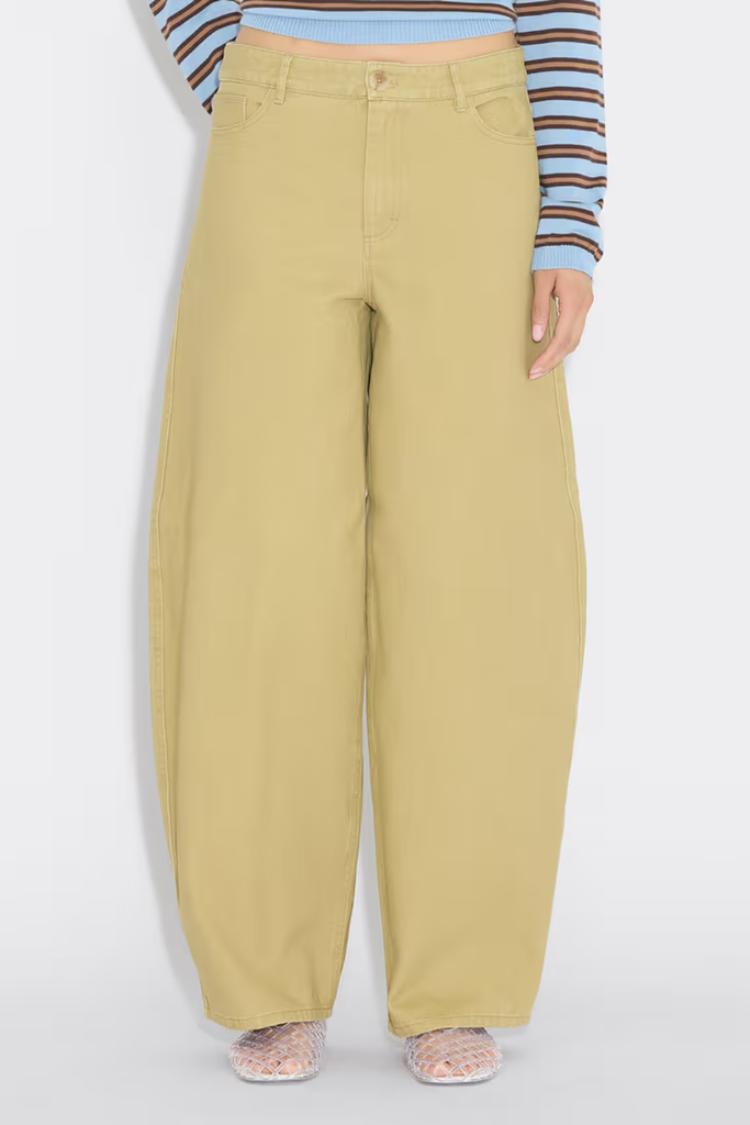 Barrel Trousers - Khaki - Holzweiler