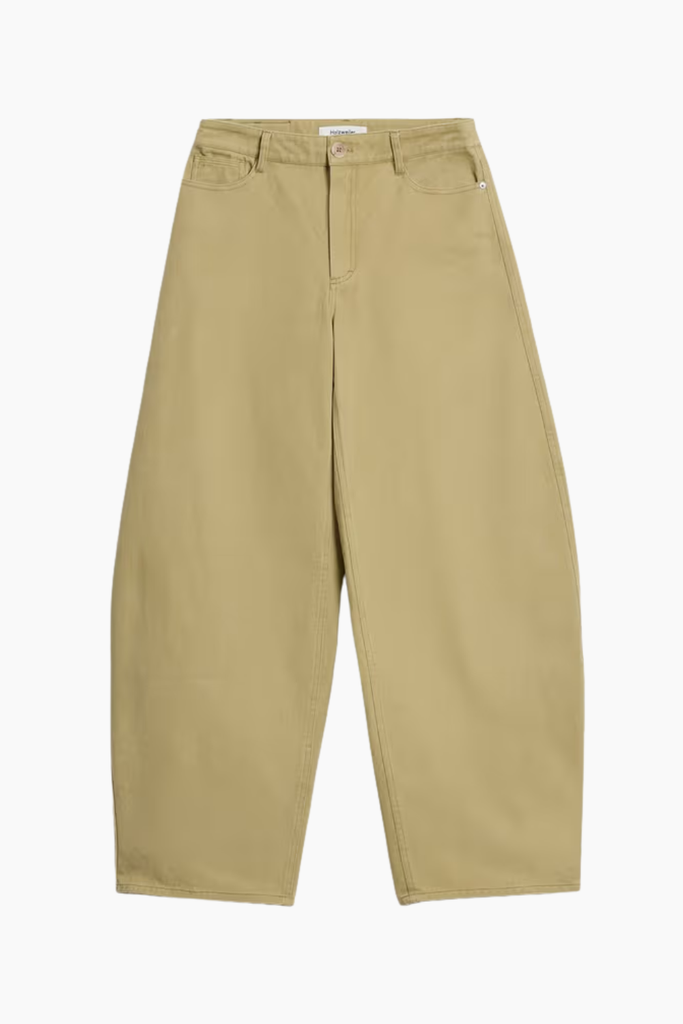 Barrel Trousers - Khaki - Holzweiler