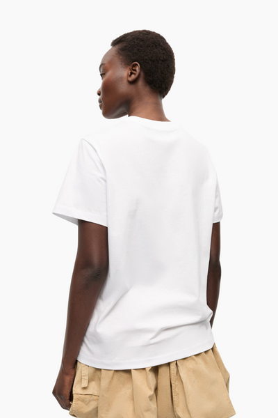 Basic Jersey Baby Bun Relaxed T-Shirt T4273 - Bright White - GANNI-3