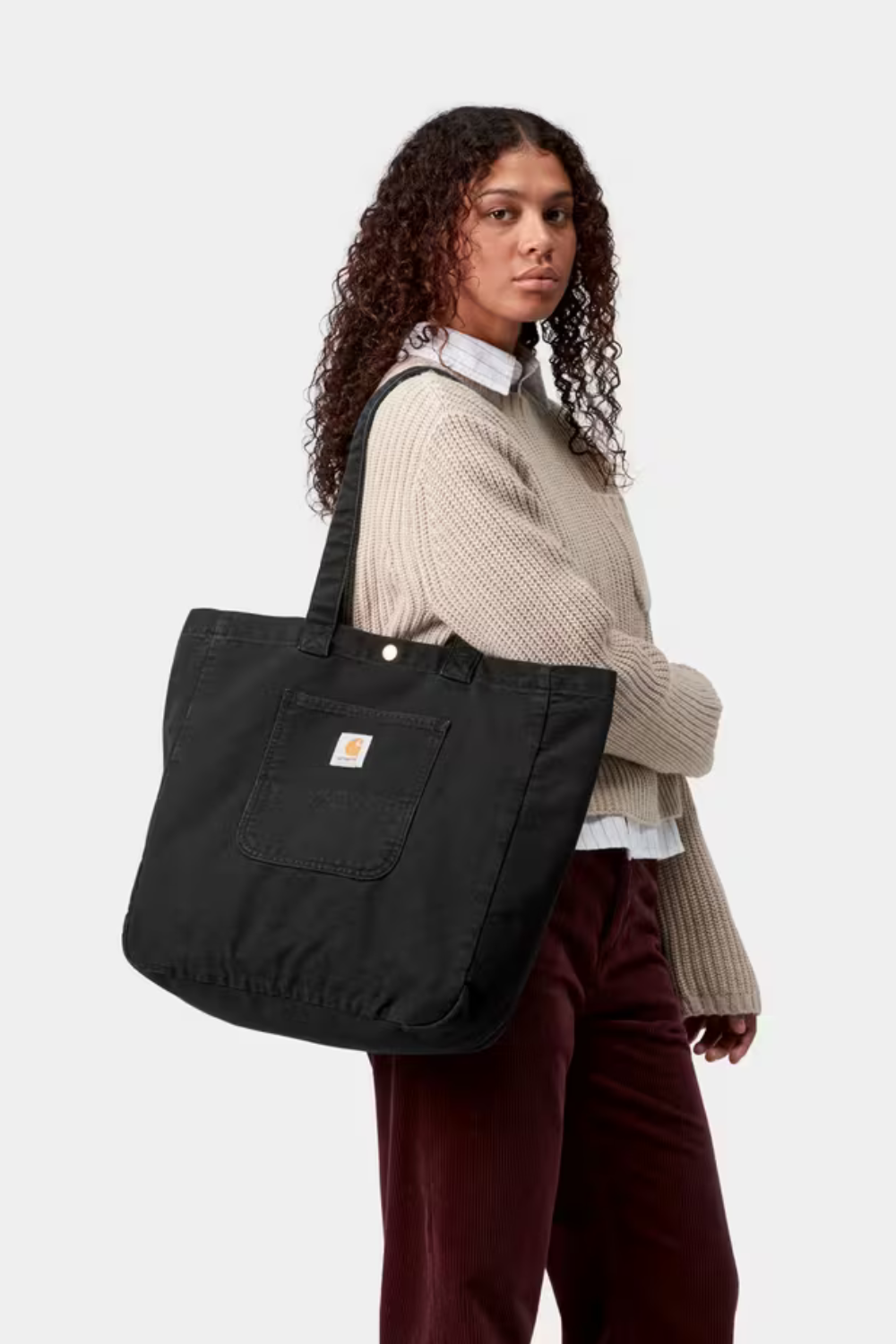 Bayfield Tote - Black Stone Canvas - Carhartt WIP