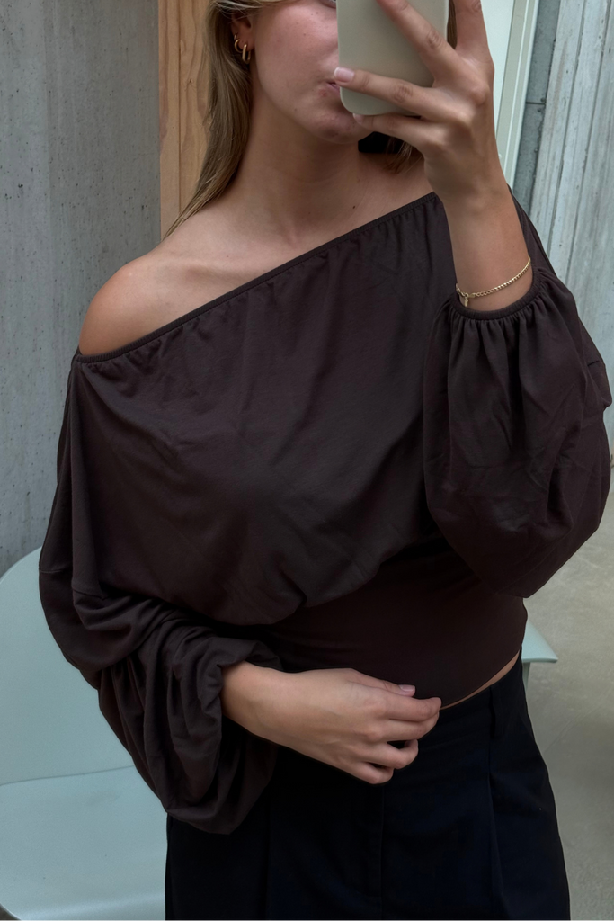 Beate Top - Brown - Silfen Studio