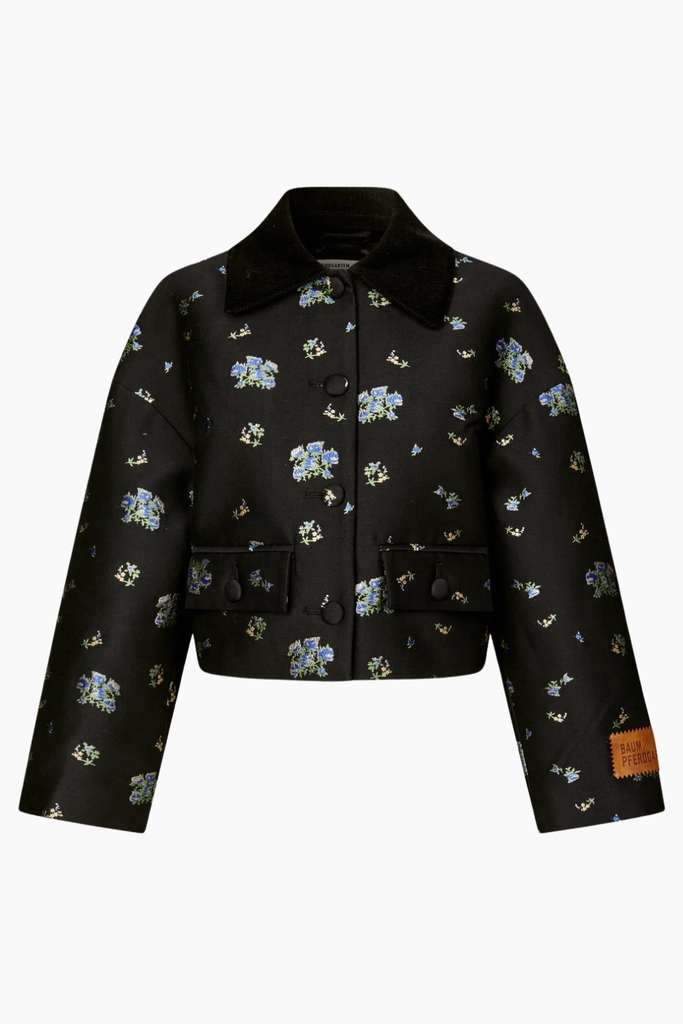 Bebeth Jacket - Black Small Flower - Baum und Pferdgarten
