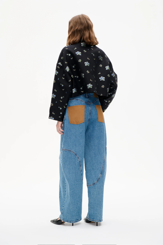 Bebeth Jacket - Black Small Flower - Baum und Pferdgarten