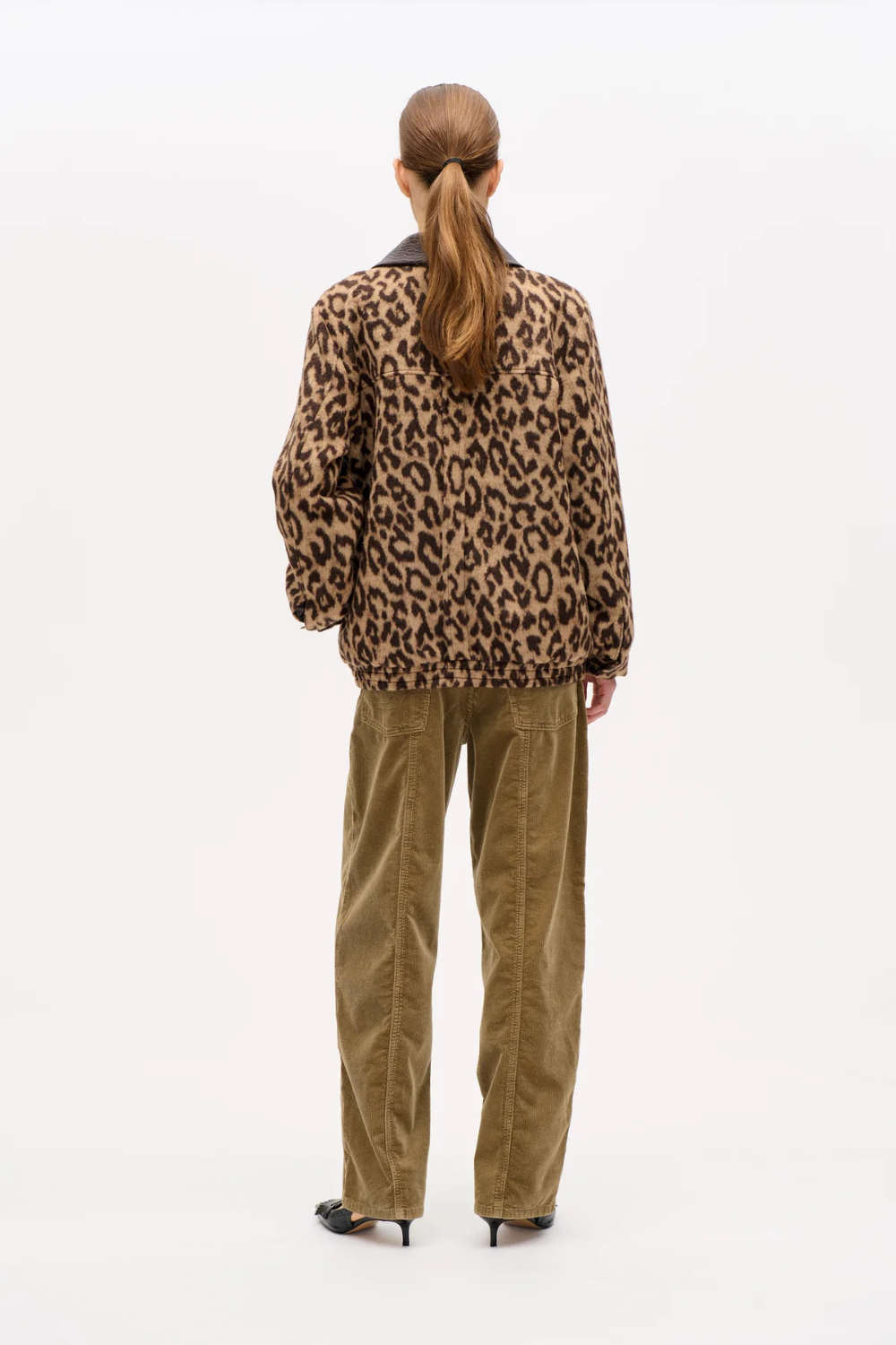 Beline Jacket - Wool Camel Leopard - Baum und Pferdgarten