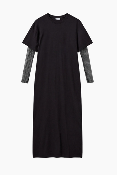 Bex T-shirt Dress - Deep Black - H2O Fagerholt