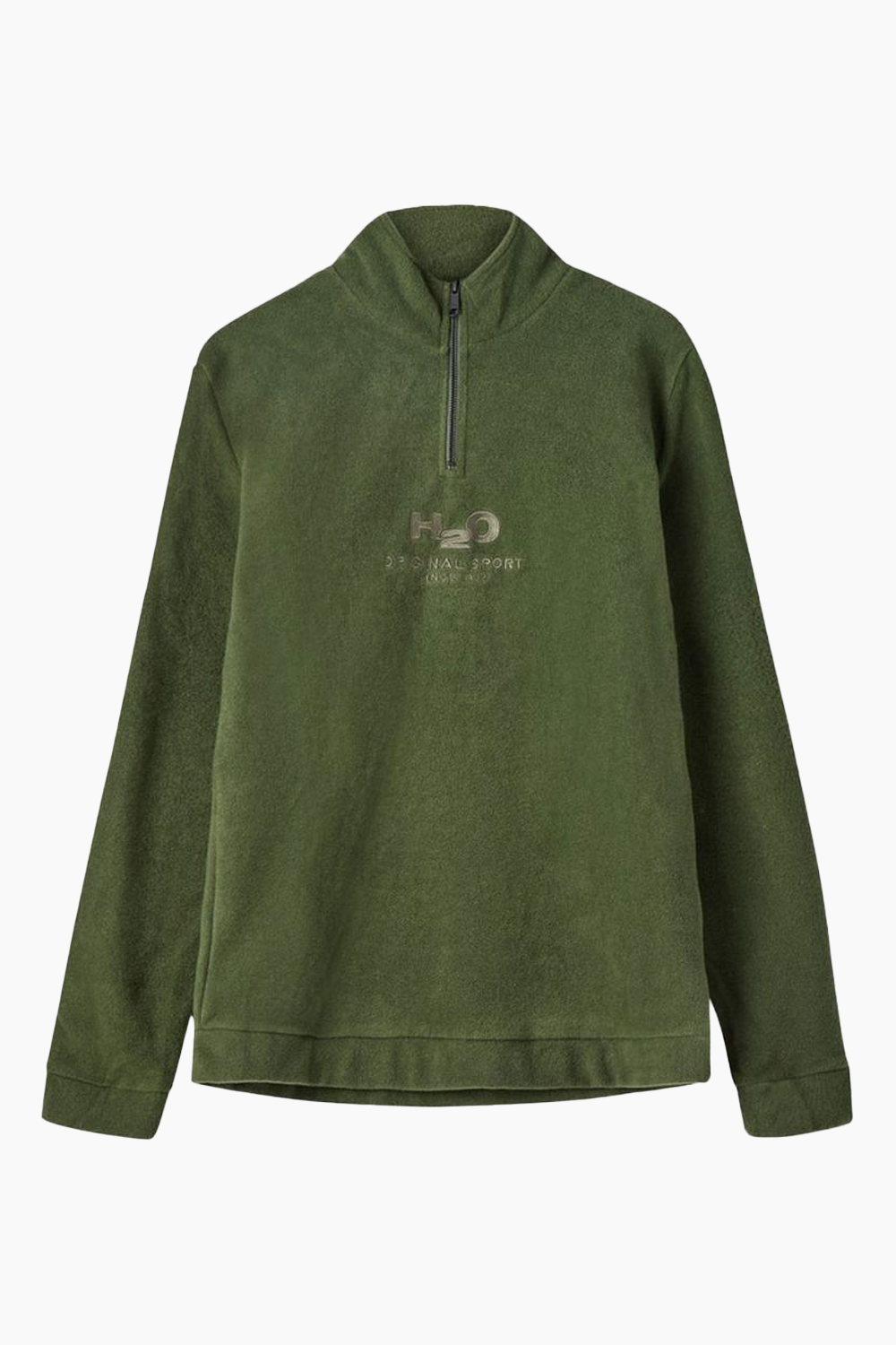 Blåvand II Fleece Half Zip - Army - H2O