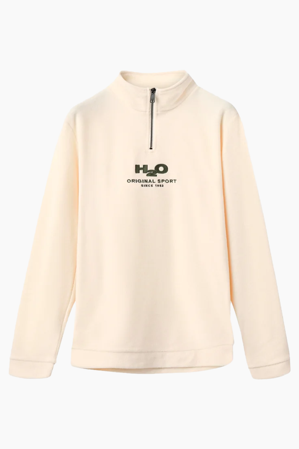 Blåvand II Fleece Half Zip - Chalk - H2O