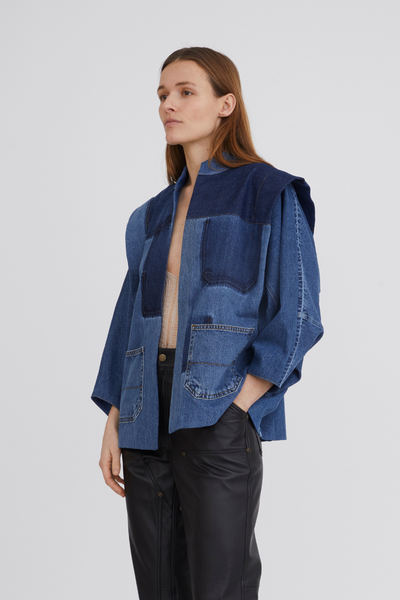 Blueberry Jacket - Blue Denim Mix - H2O Fagerholt