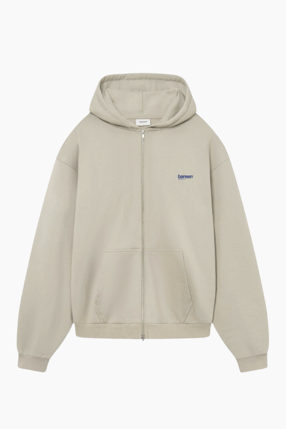 Boba Oversized Hoodie Full Zip - London Fog - bareen