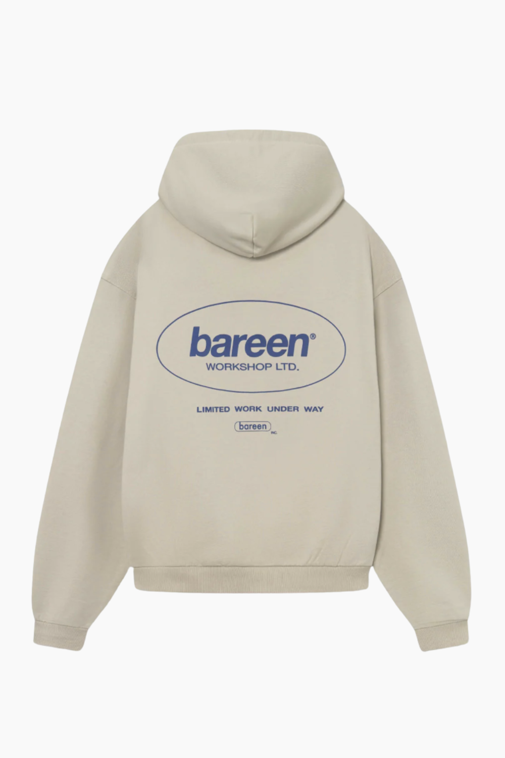 Boba Oversized Hoodie Full Zip - London Fog - bareen