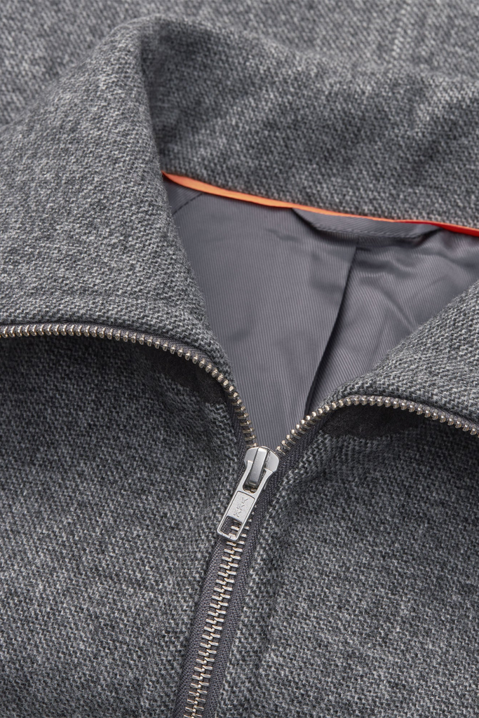 Bond Wool Lotta Jacket - Dark Grey Melange - Mads Nørgaard