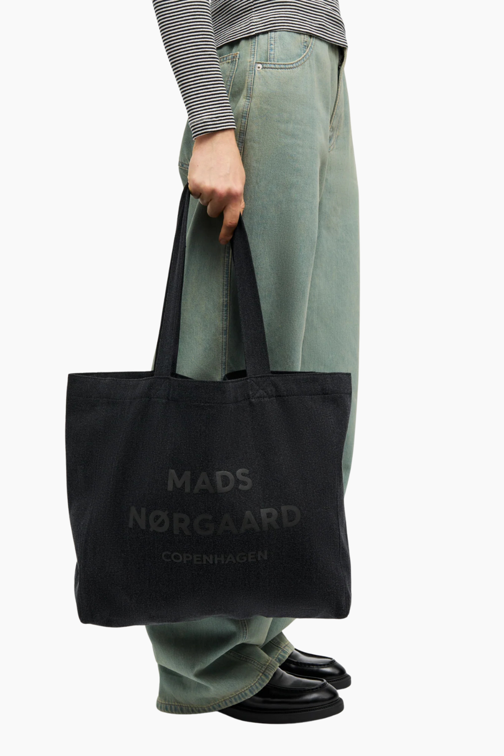 Boutique Washed Athene Bag - Washed Black - Mads Nørgaard-1