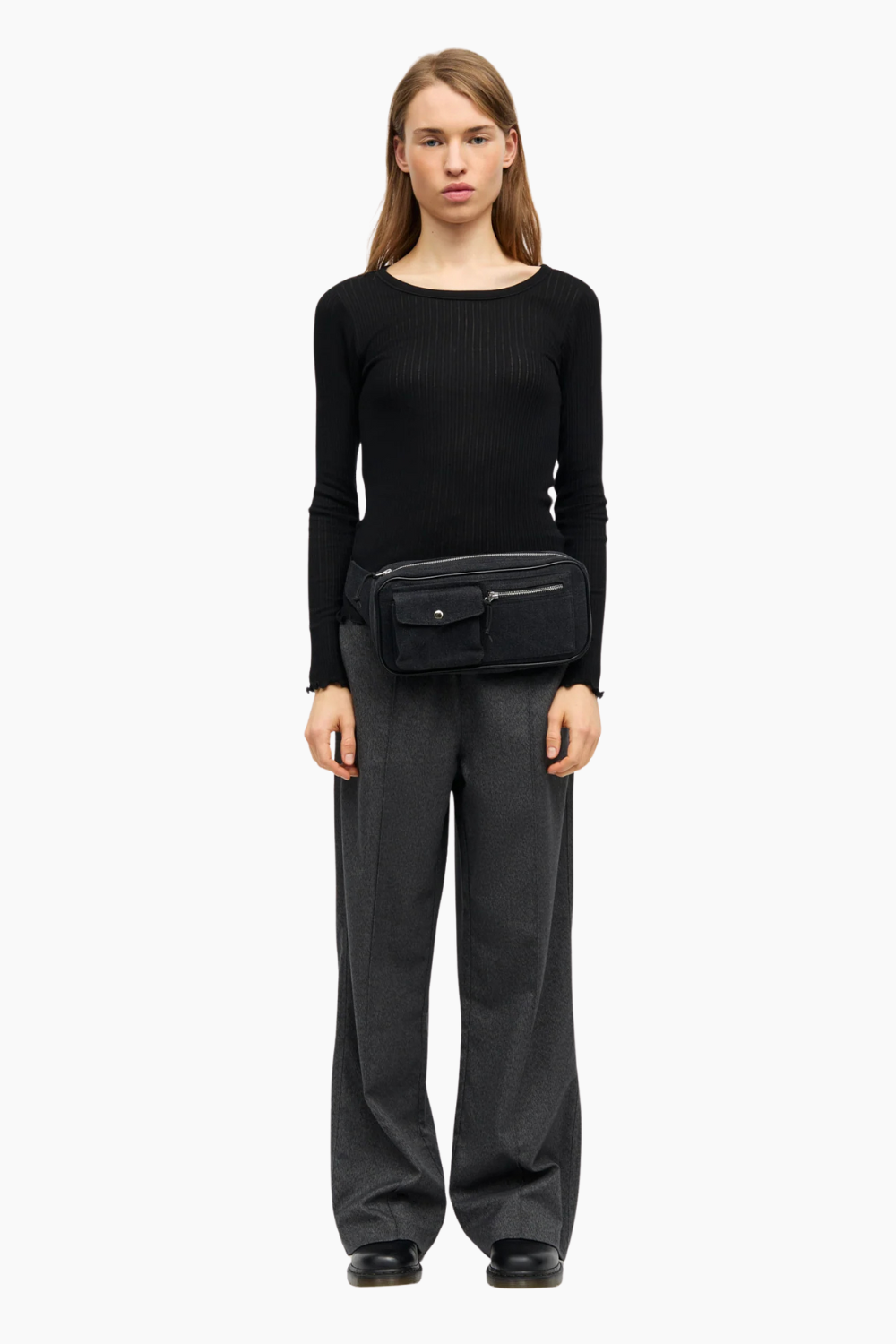 Boutique Washed Carni Bag - Washed Black - Mads Nørgaard-3