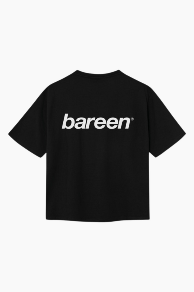 Box Fit Heavy Logo - Black - bareen