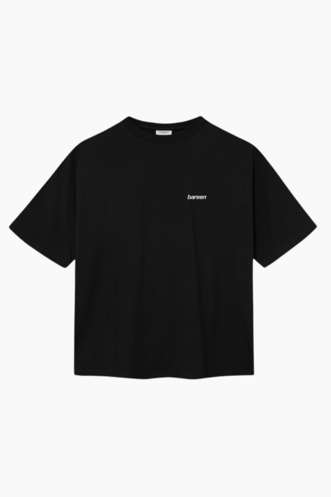 Box Fit Heavy Logo - Black - bareen