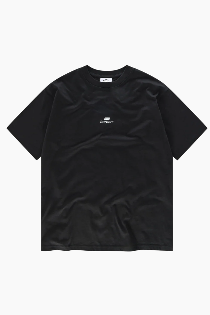 Box Fit T-Shirt Logo - Black - bareen