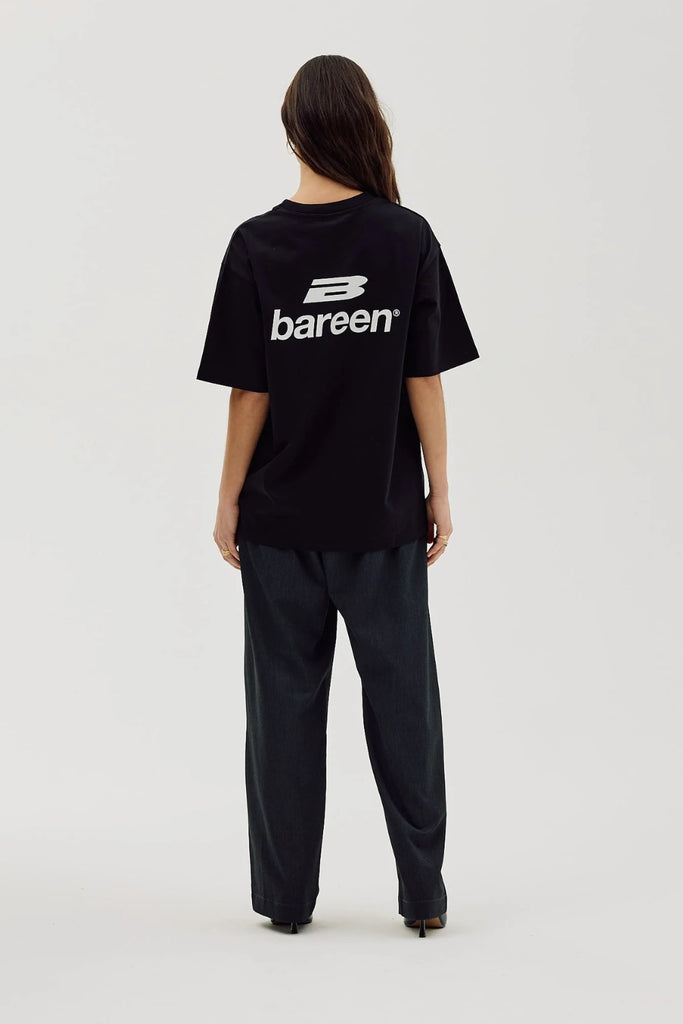 Box Fit T-Shirt Logo - Black - bareen