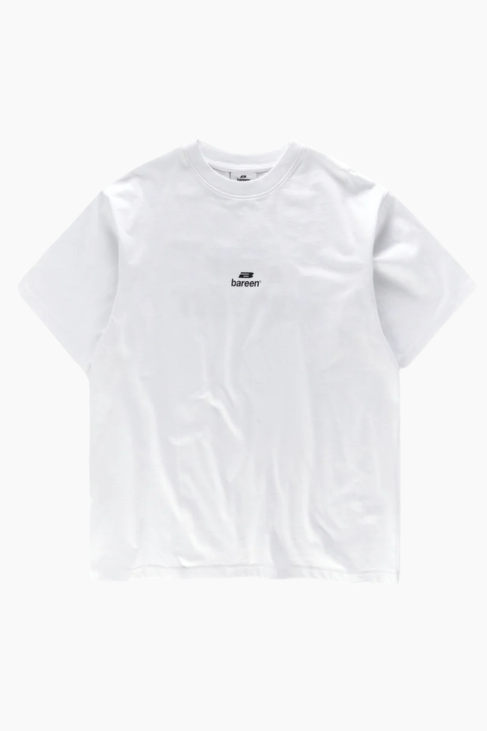 Box Fit T-Shirt Logo - White - bareen