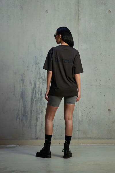 Box Fit T-shirt Logo - Vintage Black - bareen