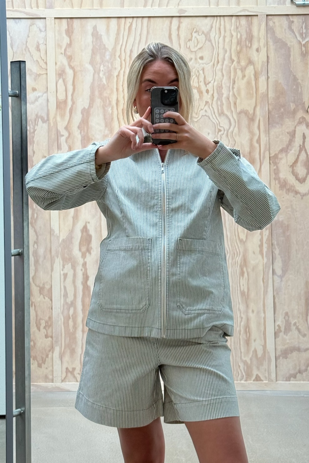 Bromi Glee Jacket - Four Leaf Clover/Whitecap - Mads Nørgaard