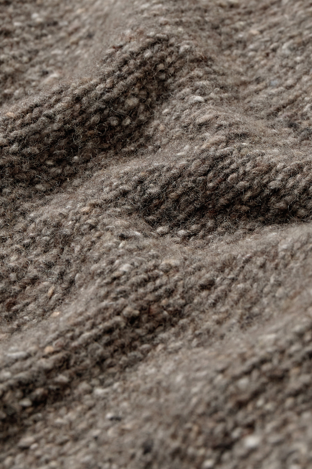 Brownie Turtleneck - Grey/Brown Melange - H2O Fagerholt