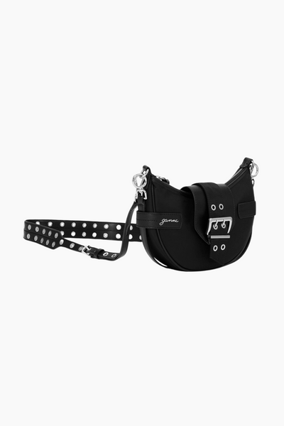 Bucky Bag Small Crossbody Nylon A6134 - Black - GANNI-6