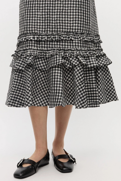 Butterfly Strap Ballerina Crinkle Oleatex S3117- Black - GANNI