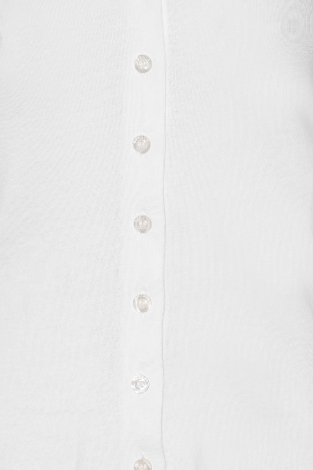 Buttoned LS Top - Bright White - Rotate-3