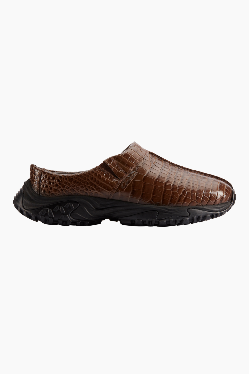 CUR Clog 1 D - Brown Croc Lea - Clarks