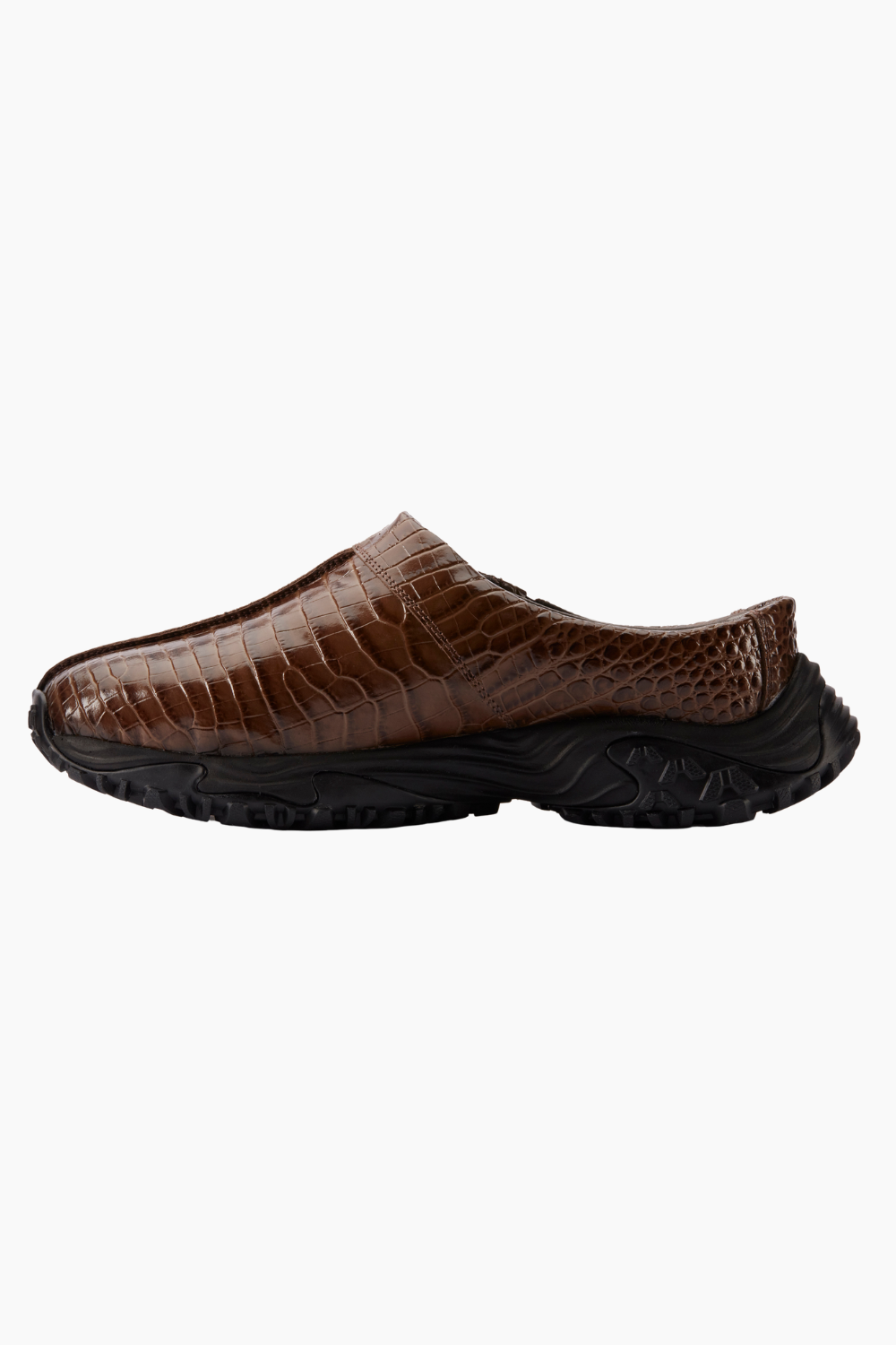 CUR Clog 1 D - Brown Croc Lea - Clarks