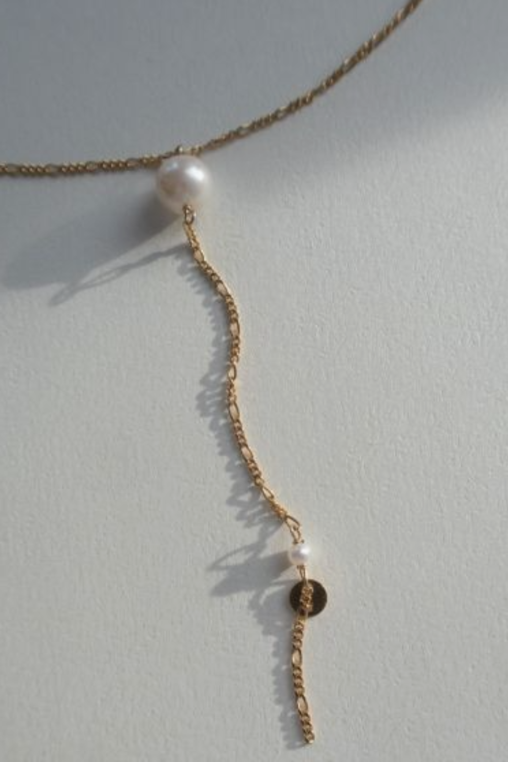 Callas Y-Shape Necklace - Gold - Stine A