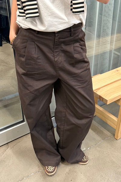 Camilla Pants - Brown - byQNTS