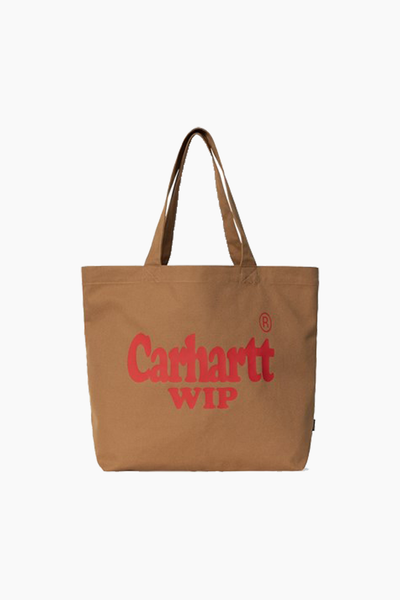 Canvas Graphic Tote Large - Spree Print, Hamilton Brown/Red - Carhartt WIP