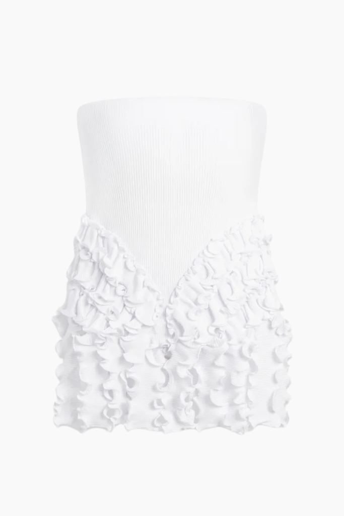 Cara Seamless Top/Skirt - White - OpéraSPORT