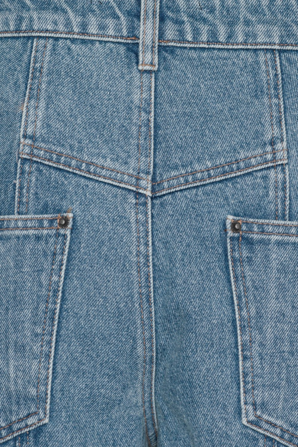 Cargo Denim Pants - Vintage Blue Denim - Rotate