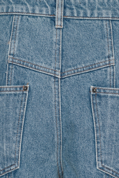 Cargo Denim Pants - Vintage Blue Denim - Rotate