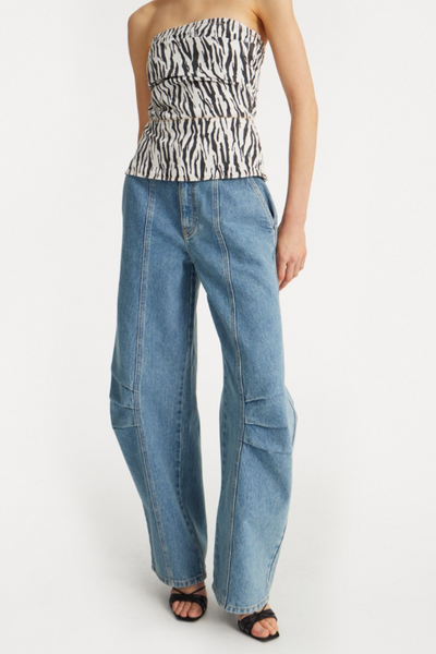 Cargo Denim Pants - Vintage Blue Denim - Rotate