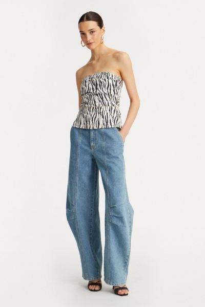 Cargo Denim Pants - Vintage Blue Denim - Rotate