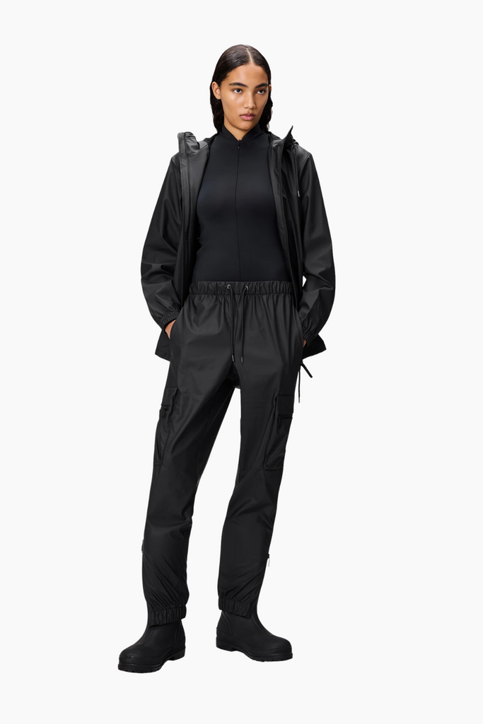 Cargo Rain Pants Regular W3 - Black - Rains