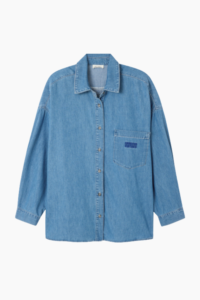 Izeway Shirt - Medium Blue - American Vintage