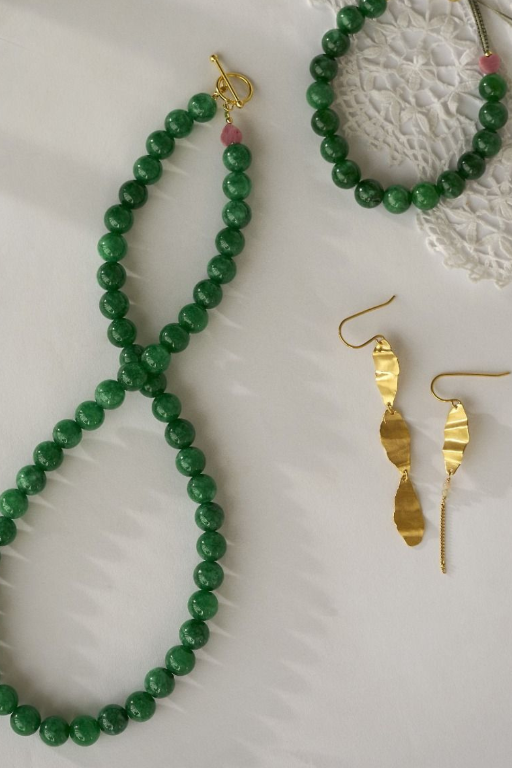 Cherie Bon Bon Necklace - Happy Green - Stine A