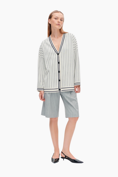 Cissi Cardigan - Creme Navy Stripe - Baum und Pferdgarten-3