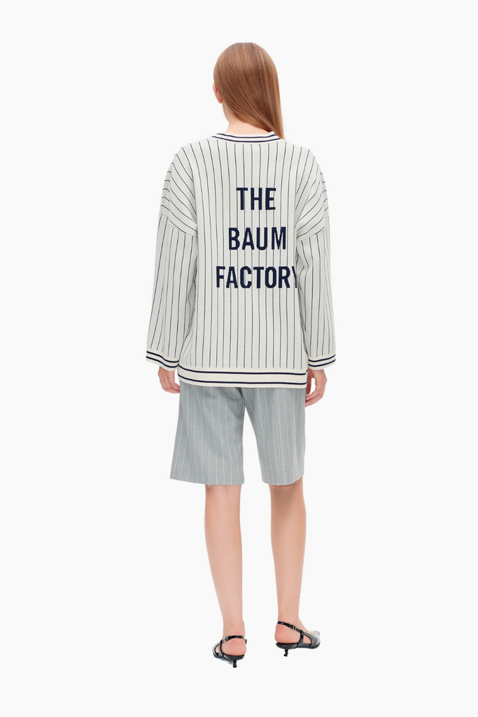 Cissi Cardigan - Creme Navy Stripe - Baum und Pferdgarten