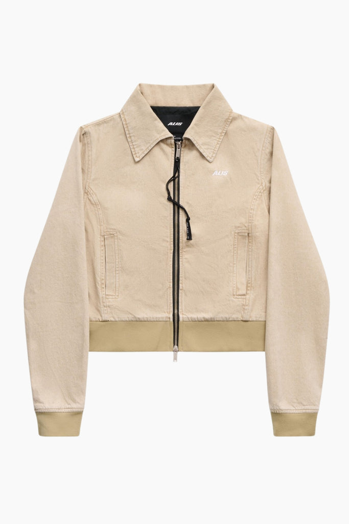 Clarence Short Fitted Jacket - Faded Sand - ALIS